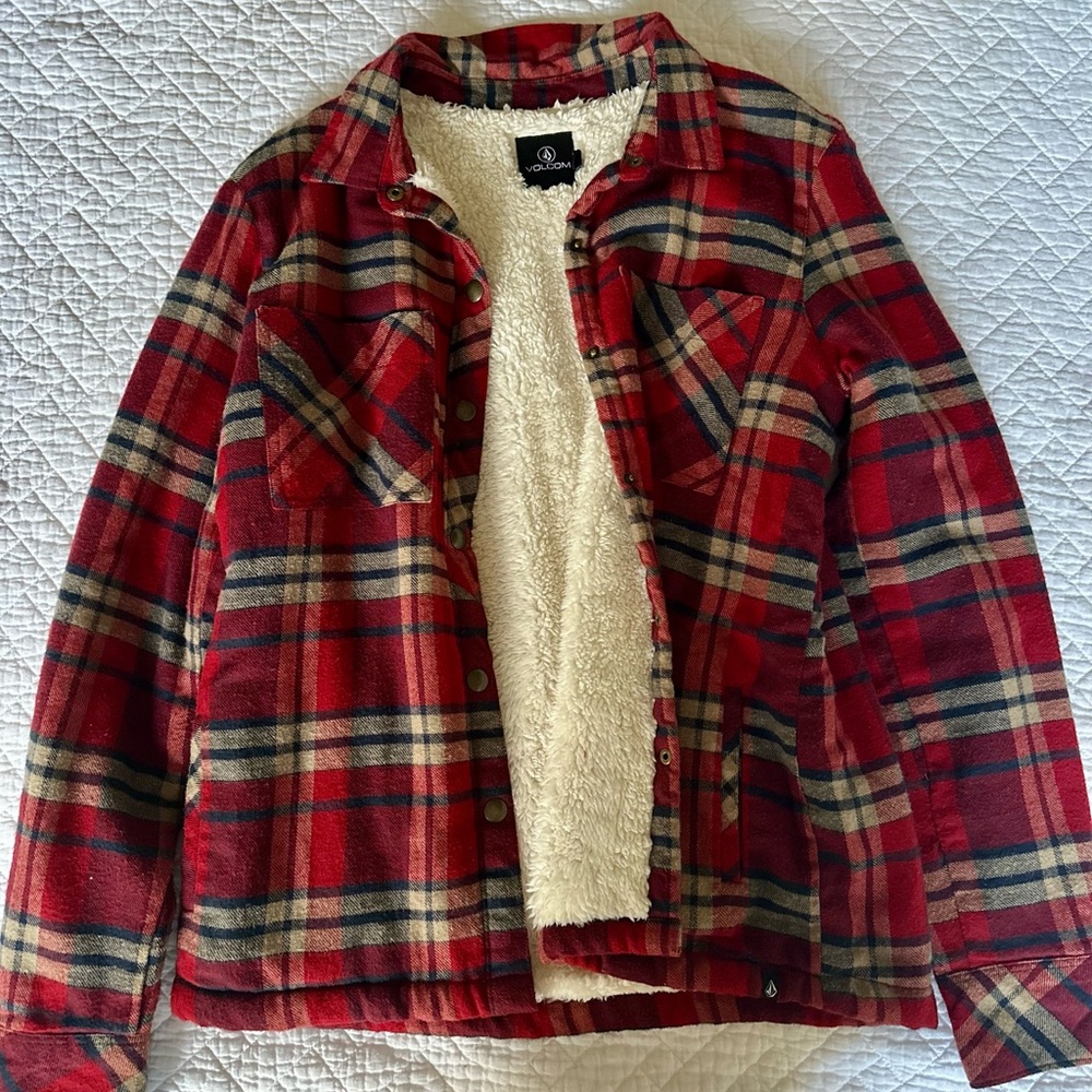 Volcom Women’s Fleece Flannel